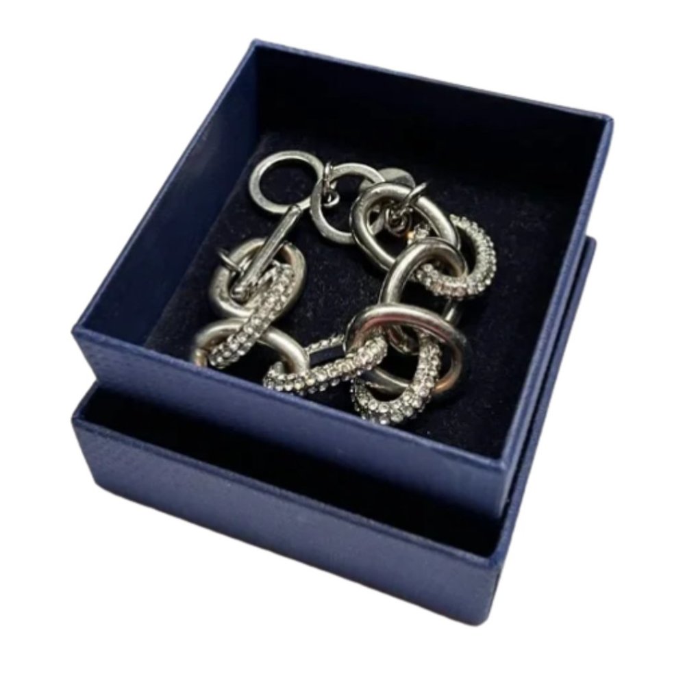 Chico's Silver & Crystal Bracelet - Picture 9 of 10